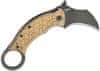 FX-802 TiPVD FOX knivas MARCAIDA TRIBAL K M390 PVD BLADE,TITANIUM BRONZE