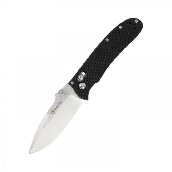 Ganzo Knife D704-BK D2 všestranný kapesní nůž 8,5 cm, černá, G10