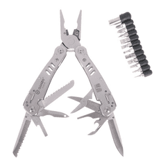 Ganzo Multi Tool G302-H multifunkční nástroj - kleště, stříbrná, 27 funkcí 