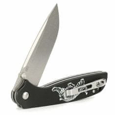 Ganzo Knife G6803-TG univerzální kapesní nůž 8,9 cm, černá, G10, motiv tygra