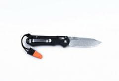 Ganzo Knife G7452-BK-WS kapesní nůž do přírody 9 cm, Stonewash, černá, G10, píšťalka