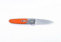 Ganzo Knife G743-2-OR kapesní nůž 8,7 cm, Stonewash, oranžová, G10, ocel