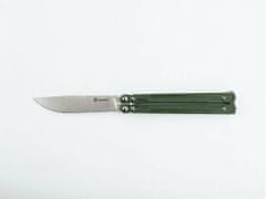 Ganzo Knife G766-GR kapesní nůž - motýlek 8,9 cm, zelená, G10