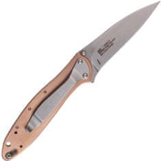 Kershaw K-1660CU LEEK - COPPER kapesní nůž 7,6 cm, Stonewash, měď