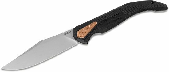 Kershaw K-2076 STRATA kapesní nůž 11,4 cm, černá, měď, nerezová ocel, G10