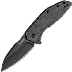 Kershaw K-2065 GRAVEL kapesní nůž s asistencí 6,4 cm, Blackwash, celočerná, celoocelový