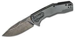 Kershaw K-2061 CANNONBALL kapesní nůž s asistencí 8,9 cm, Blackwash, šedá, ocel