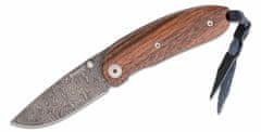 LionSteel 8210D ST Mini Damascus Heinsgringla Santos wood handle, wood box