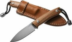 LionSteel M1 ST outdoorový nůž 7,4 cm, dřevo Santos, kožené pouzdro