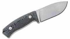 LionSteel M3 MI lovecký nůž 10,5 cm, černá, Micarta, pouzdro Cordura