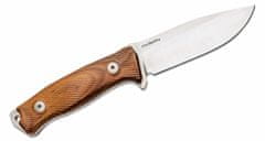 LionSteel M5 ST nůž do přírody 11,5 cm, dřevo Santos, kožené pouzdro