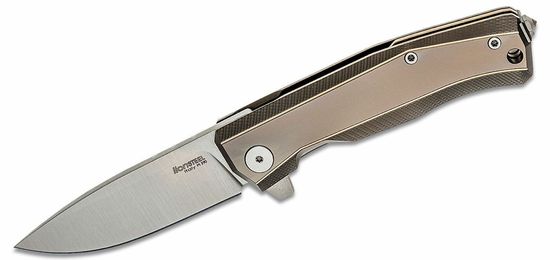 LionSteel MT01 BR Folding nůž M390 blade, BRONZE Titanium handle