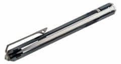 LionSteel MT01A BS Folding nůž STONE WASHED M390 blade, BLACK aluminum handle