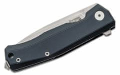 LionSteel MT01A BS Folding nůž STONE WASHED M390 blade, BLACK aluminum handle