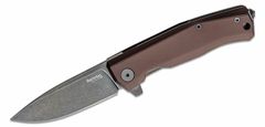 LionSteel MT01A EB Folding nůž OLD BLACK M390 blade, EARTH BROWN aluminum handle