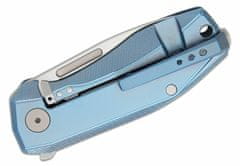 LionSteel NA01 BL NANO, Folding nůž MagnaCut blade, BLUE Titanium handle