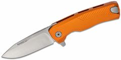 LionSteel ROK A OS ROK ORANGE Aluminum nůž, RotoBlock, satin finish blade M390