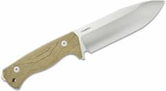 LionSteel T6 3V CVG Fixed blade, CPM 3V SATIN blade, GREEN CANVAS rukojeť s Kydex sheath