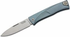 LionSteel TL BL Thrill Titanium Blue kapesní nůž 8 cm, modrá, titan, spona 