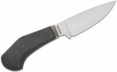 LionSteel WL1 CF Willy nůž do přírody 6,5 cm, uhlíkové vlákno, kožené pouzdro 