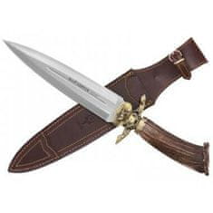 Muela CERVUS-26L 255mm blade, Crown stag, brass guard