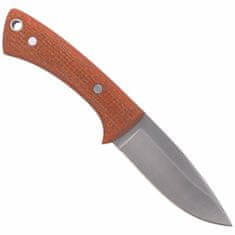 Muela PECCARY-8.O malý nůž na krk 7 cm, oranžová, Micarta, pouzdro Kydex a paracord