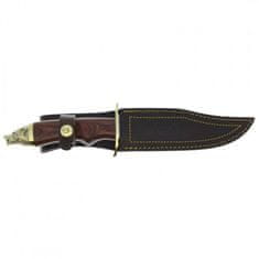 Muela WOLF-16R 160 mm blade,rosewood pakkawood,brass guard and wolf head cap