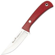 Muela TERRIER-9Y/K lovecký nůž 8,8 cm, malinově růžová, Micarta, pouzdro Kydex