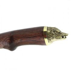 Muela WILDBOAR-16R 160 mm blade,rosewood pakkawood,brass guard and wild boar head cap