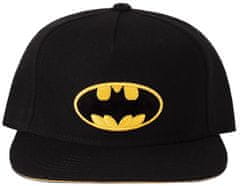 CurePink Kšiltovka DC Comics|Batman: Classic Logo (nastavitelná)