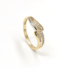 Pattic Zlatý prsten AU 585/1000 1,75 gr CA236801-55 
