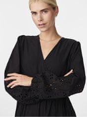 Y.A.S Dámské šaty YASLUMA Regular Fit 26032685 Black (Velikost L)