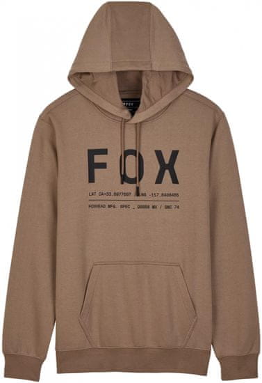 FOX mikina FOX NON STOP Fleece 24 chai černo-hnědá