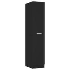 Vidaxl Úložná skříňka černá 30 x 42,5 x 150 cm kompozitní dřevo