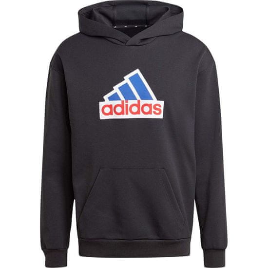 Adidas Mikina černá Fi Bos Hd Oly