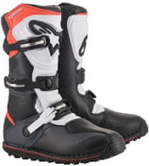 Alpinestars boty TECH-T černo-bílo-červeno-šedé 38/5