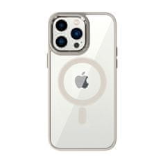 MobilPouzdra.cz Kryt MagSafe Clear pro Apple iPhone 14 Titanium