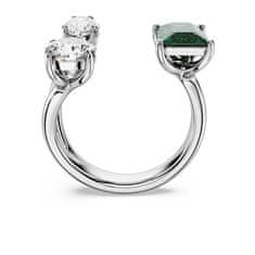 Swarovski Luxusní otevřený prsten s krystaly Mesmera 5676971 (Obvod 55 mm)