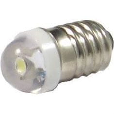 HADEX Žárovka LED E10 bílá 12V / 0,25W