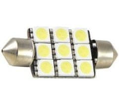 HADEX Žárovka LED SV8,5-8 sufit 36mm 12V/ 2,5W bílá, 9xSMD5050