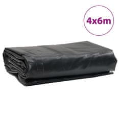 Vidaxl Plachta antracitová 4 x 6 m 650 g/m²