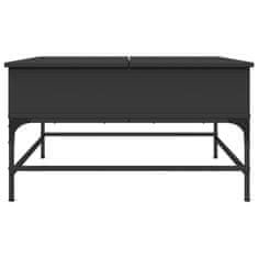 shumee Konferenční stolek černý 80 x 80 x 45 cm kompozitní dřevo a kov