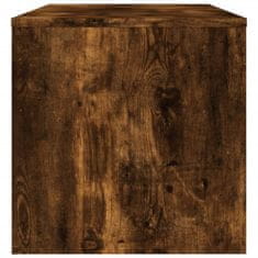 shumee TV skříňka kouřový dub 120 x 34 x 37 cm kompozitní dřevo
