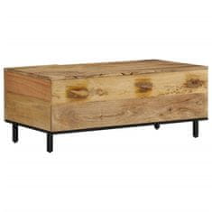 shumee Konferenční stolek 100 x 54 x 40 cm masivní mangovníkové dřevo