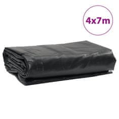 Greatstore Plachta antracitová 4 x 7 m 600 g/m²