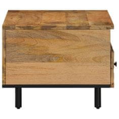 shumee Konferenční stolek 80 x 54 x 40 cm masivní mangovníkové dřevo