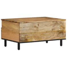 shumee Konferenční stolek 80 x 54 x 40 cm masivní mangovníkové dřevo
