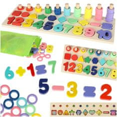 MG Montessori Number Sorter dřevěné puzzle