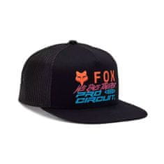 FOX kšiltovka FOX X Pro Circuit černo-modro-oranžovo-růžová
