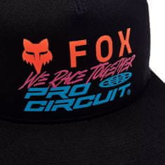 FOX kšiltovka FOX X Pro Circuit černo-modro-oranžovo-růžová